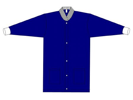 Picture of Warm-Up Jacket Blue Medium Hip Length Disposable1230-730M