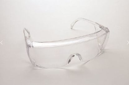 Picture of Safety Glasses ProVision® Eyesavers™ Hinged Temple Clear Tint Polycarbonate Lens Clear Frame Over Ear One Size Fits Most17S