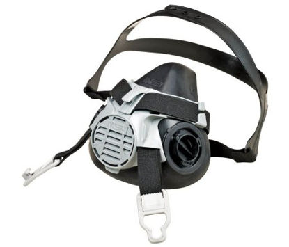Picture of MSA Advantage™ Reusable Respirator Industrial Half Face Neck / Head Straps Small Black10X301