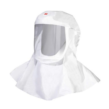 Picture of 3M™ Versaflo™ Air Purifying Respirator Hood Integrated Head Suspension Pull On Closure Medium / Large WhiteS-533L