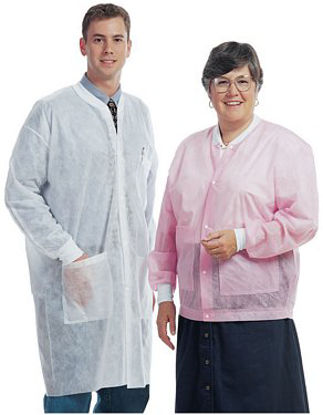 Picture of Lab Coat PRETECT™ Blue X-Large Knee Length Disposable34-180