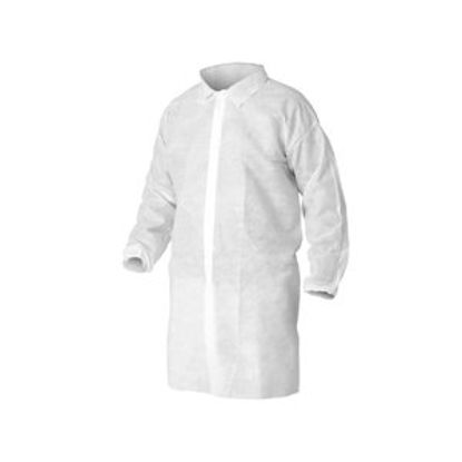 Picture of Lab Coat KleenGuard™ A10 White X-Large Knee Length Disposable40104