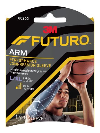 Picture of Compression Sleeve Futuro™ Performance Large / X-Large Gray Arm80202EN