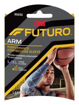 Picture of Compression Sleeve Futuro™ Performance Large / X-Large Gray Arm80202EN