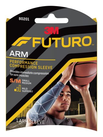 Picture of Compression Sleeve Futuro™ Performance Small / Medium Gray Arm80201EN