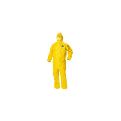 Picture of Coverall with Hood and Boot Covers KleenGuard™ A70 Large Yellow Disposable NonSterile00683