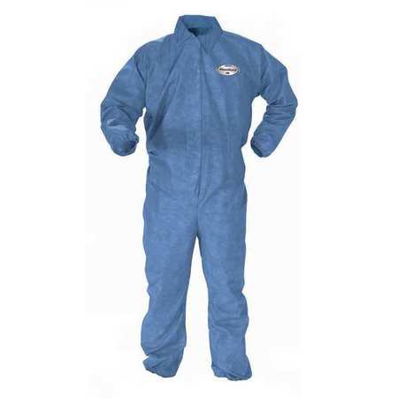 Picture of Coverall with Hood and Boot Covers KleenGuard™ A60 Medium Blue Disposable NonSterile45092