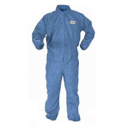 Picture of Coverall with Hood and Boot Covers KleenGuard™ A60 Medium Blue Disposable NonSterile45092