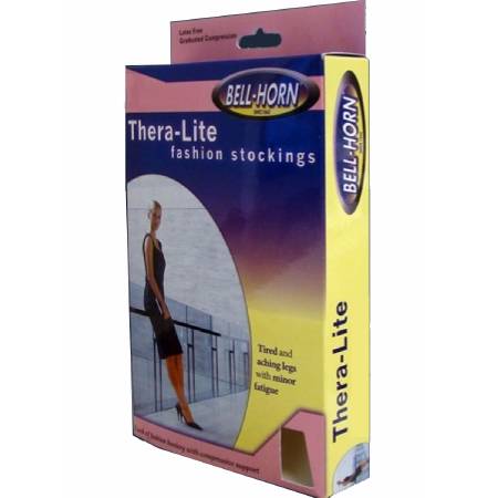 Picture of Compression Stocking Bell-Horn® Thigh High Large Beige Closed Toe11960L