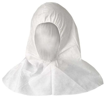 Picture of Protective Hood KleenGuard™ A20 One Size Fits Most White Elastic Closure36890
