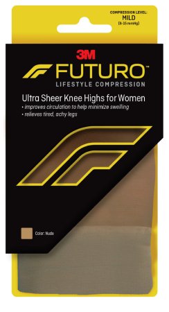 Picture of Compression Stocking 3M™ Futuro™ Energizing Knee High Medium Nude Closed Toe71014NEN