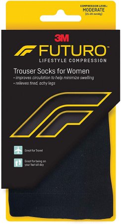 Picture of Compression Socks 3M™ Futuro™ Knee High Medium Black Closed Toe71042EN