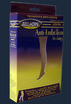 Picture of Anti-embolism Stocking Thigh High 2X-Large / Long Beige Closed Toe111102X-LONG