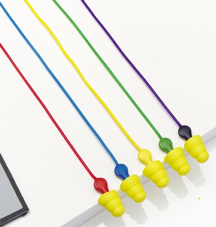 Picture of Ear Plugs 3M™ E-A-R™ UltraFit Plus™ Corded One Size Fits Most Yellow340-6004