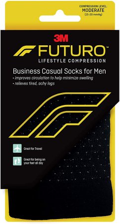 Picture of Compression Socks 3M™ Futuro™ Calf High Medium Black Closed Toe71045EN