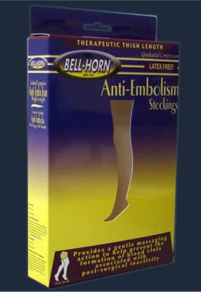 Picture of Anti-embolism Stocking Thigh High X-Large Beige Open Toe11330XL