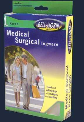 Picture of Compression Stocking Bell-Horn® Knee High Small Beige Closed Toe11560S