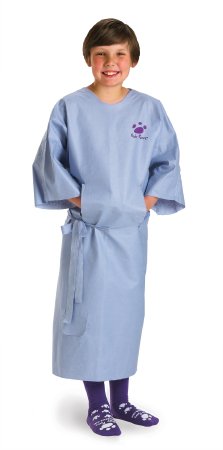 Picture of Patient Warming Gown with Booties 3M™ Bair Hugger™ Small Blue Disposable83101