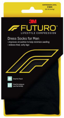 Picture of Compression Socks 3M™ Futuro™ Knee High Medium Black Closed Toe71035BLEN