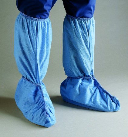 Picture of Boot Cover Critical Zone® X-Large Knee High Nonskid Sole Blue NonSterile8454