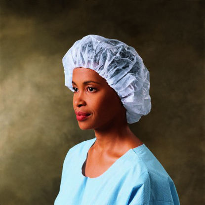 Picture of Bouffant Cap X-Large Blue Elastic Closure69803
