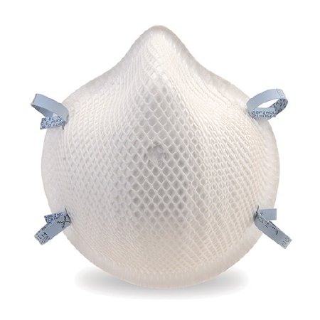 Picture of Particulate Respirator Mask Moldex® Industrial N95 Cup Elastic Strap Medium / Large White NonSterile Not Rated2200N95