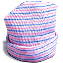 Picture of Infant Hat Life Trace® Pink / Blue Stripes Infant30953130