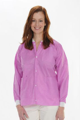Picture of Lab Jacket ValuMax® Extra-Safe™ Raspberry 3X-Large Hip Length Limited Reuse3630RB3XL