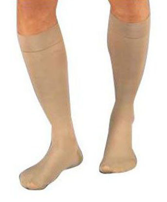 Picture of Compression Stocking JOBST® Knee High X-Large / Full Calf Beige Closed Toe114634
