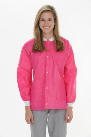 Picture of Lab Jacket ValuMax® Extra-Safe™ Hot Pink Large Hip Length Limited Reuse3630HPL