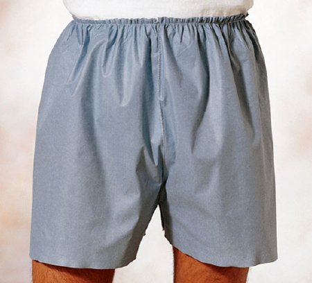 Picture of Exam Shorts Techstyles® Medium Blue Spunbond Polypropylene Adult Disposable45410-103