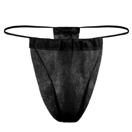 Picture of Thong Panty Black One Size Fits Most DisposableSPA INT-2