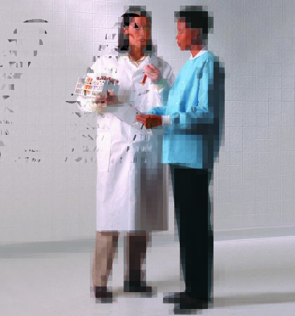 Picture of Lab Coat White Small Knee Length Disposable10040