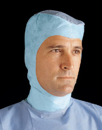 Picture of Surgical Hood Comfort™ One Size Fits Most Blue Tie Closure4380C