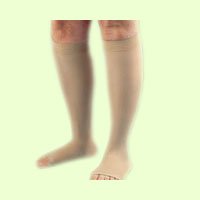 Picture of Compression Stocking JOBST® Knee High 4X-Large Beige Closed ToeH3007