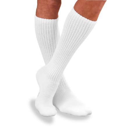 Picture of Diabetic Compression Socks JOBST® Sensifoot™ Knee High Small White Closed Toe110831