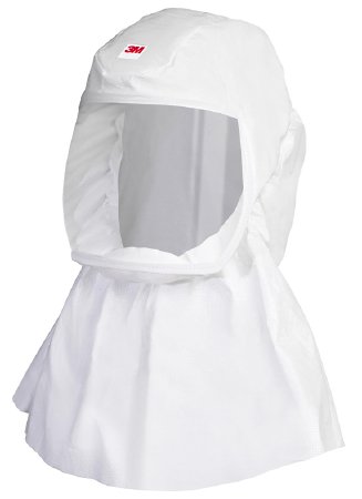 Picture of 3M™ Versaflo™ Air Purifying Respirator Hood Integrated Head Suspension Pull On Closure Small / Medium WhiteS-433S-5