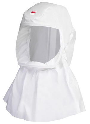 Picture of 3M™ Versaflo™ Air Purifying Respirator Hood Integrated Head Suspension Pull On Closure Small / Medium WhiteS-433S-5