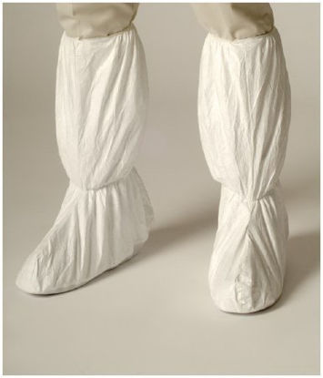 Picture of Cleanroom Boot Cover DuPont™ Tyvek® IsoClean® X-Large Knee High PVC Sole White NonSterile17988091
