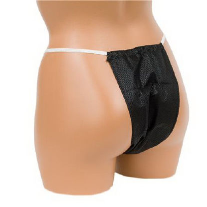Picture of Bikini Panty Canyon Rose Black One Size Fits Most DisposableCR101