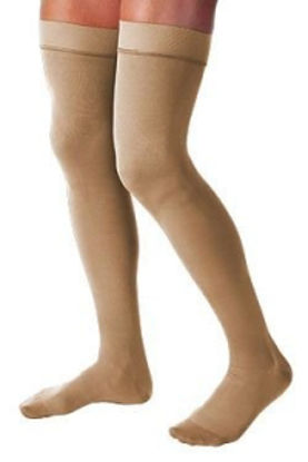 Picture of Compression Stocking JOBST® Relief® Thigh High Large Beige Closed Toe114824