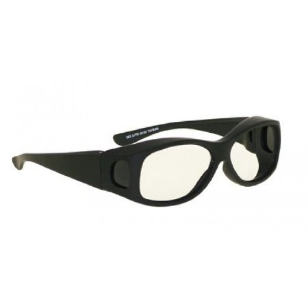 Picture of Radiation Protection Glasses Wolf Fit to be Tied Fit Over Clear Tint Glass Lens Black Frame Over Ear One Size Fits Most14130BK