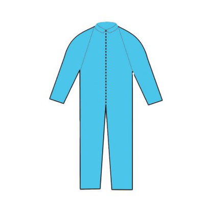 Picture of Coverall 2X-Large Blue Disposable NonSterile75651