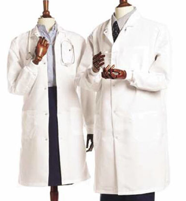 Picture of Lab Coat White Small Knee Length Reusable439-S