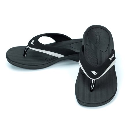 Picture of Orthotic Sandal Powerstep® Women's FUSION® Female Black / Gray8500-1009