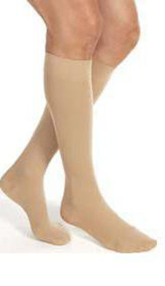 Picture of Compression Stocking JOBST® Relief® Knee High Large Black Closed Toe114732