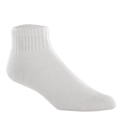 Picture of Diabetic Compression Socks JOBST® Sensifoot™ Crew Medium White Closed Toe110837
