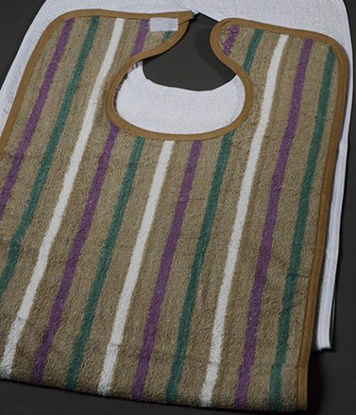 Picture of Bib Tie Closure Reusable Terry Cloth18X34SIERRA/EZTIE