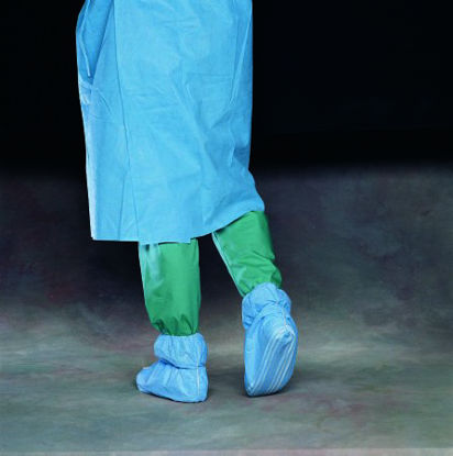 Picture of Shoe Cover Ankle Guard® One Size Fits Most Ankle High Nonskid Sole Blue NonSterile69253