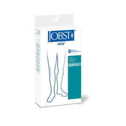 Picture of Compression Stocking JOBST® Relief® Thigh High X-Large Beige Open Toe114647